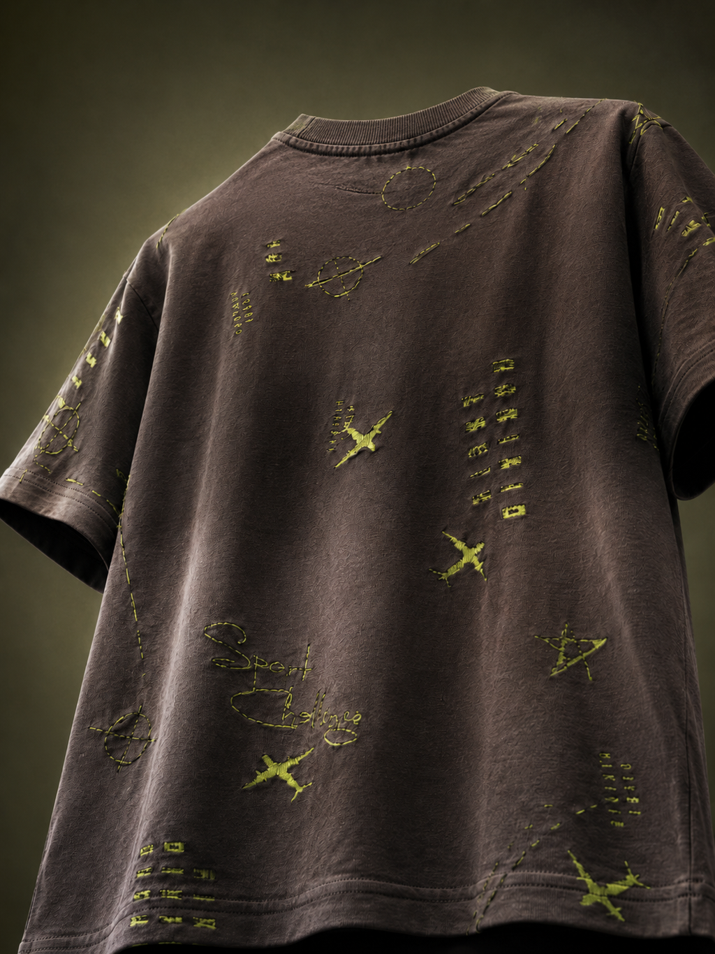 SQUAD Premium Boys Relaxed Fit T-Shirt – Olive Black